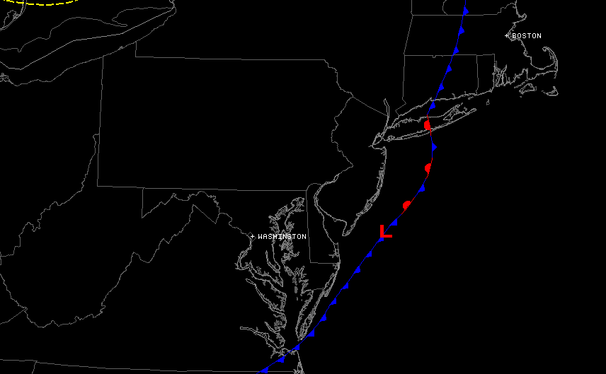 Weather NJ frontal position