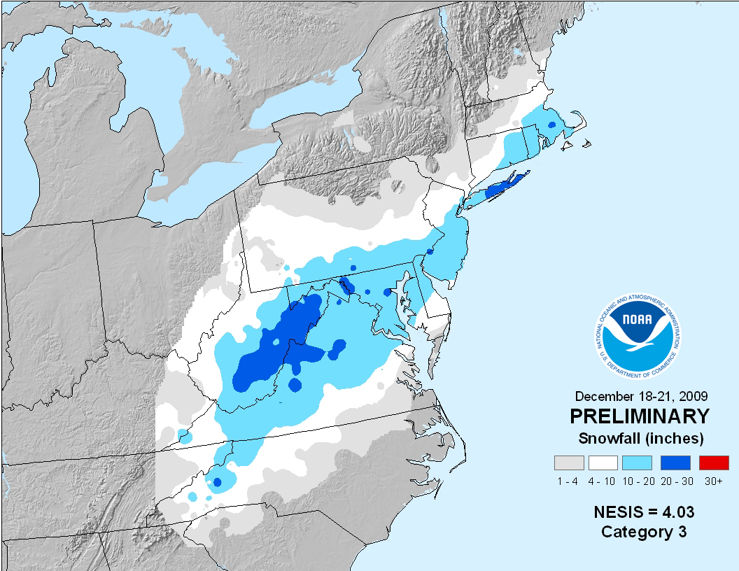 December 19 2009 new jersey snow storm