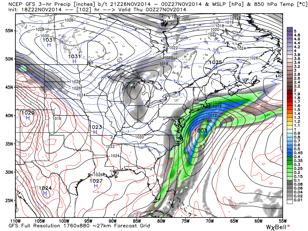 gfs winter storm for new jersey