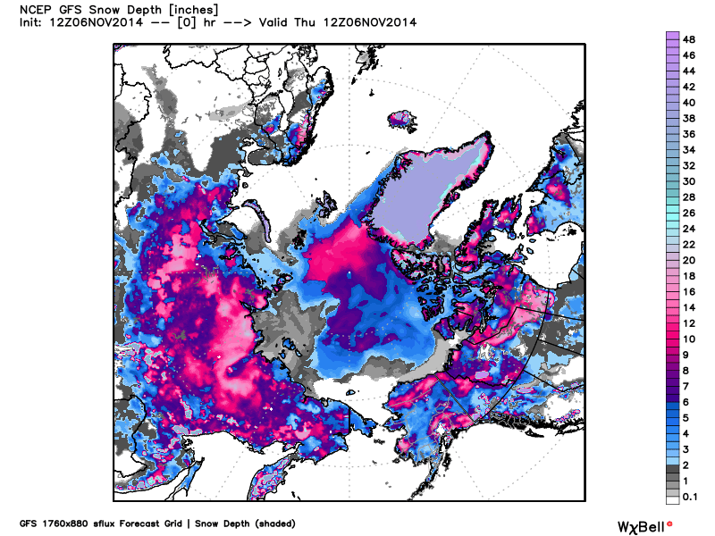 northern hemisphere snow cover winter 2014-2015 new jersey outlook