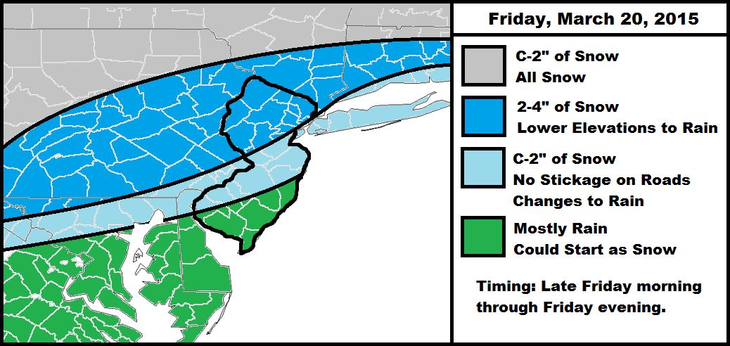 new jersey snow map march