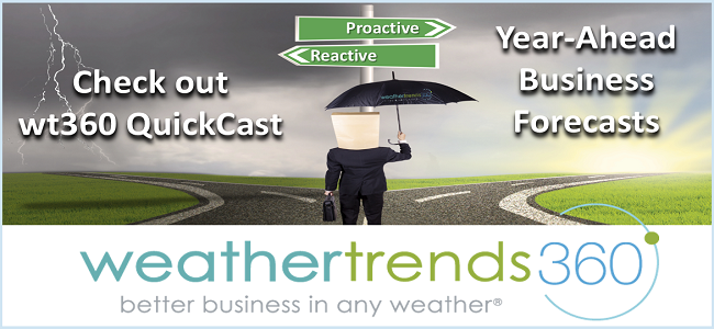 WeatherTrends360 QuickCast Dashboard