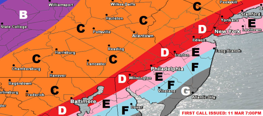 Mar 11: Winter Storm Expected