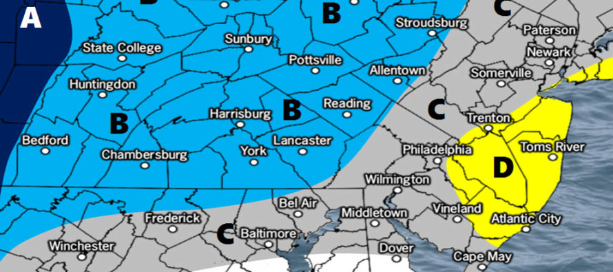 Dec 28: First Call Snow Map for Saturday