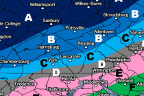 Wednesday Snow Map and Outlook (Feb 6-9)
