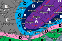 March 5: Wednesday Snow Map