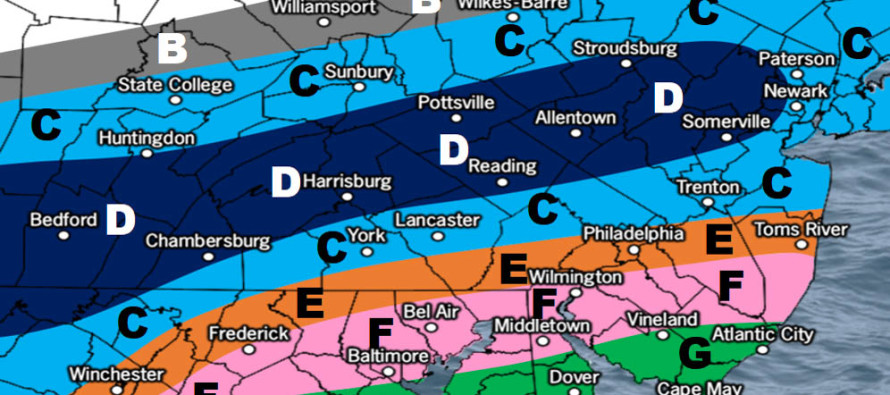 April 1: Final Call Snow Map