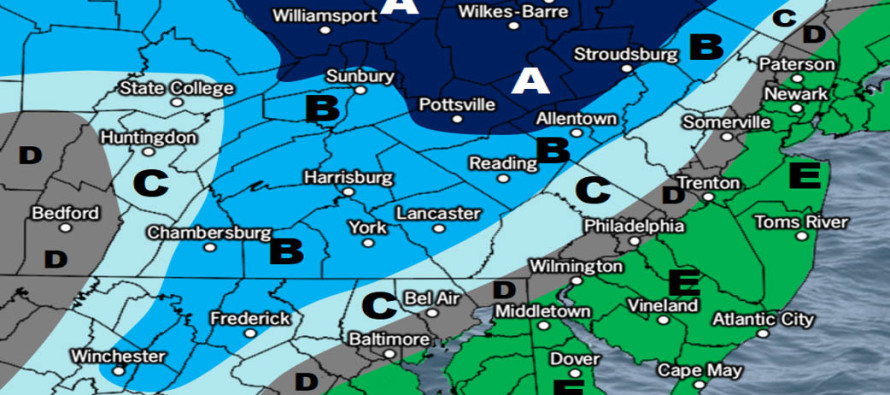 Jan 27: Tuesday Snow Targets NWNJ