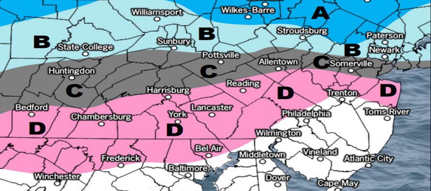 Feb 16: Light Snow Targeting NNJ