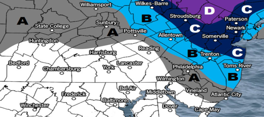 Dec 2: Coastal Snow Storm Arriving