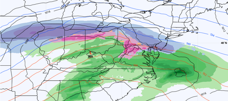 Jan 22: Winter Storm Detected