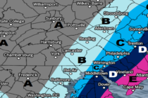 New Jersey Winter Storm Forming
