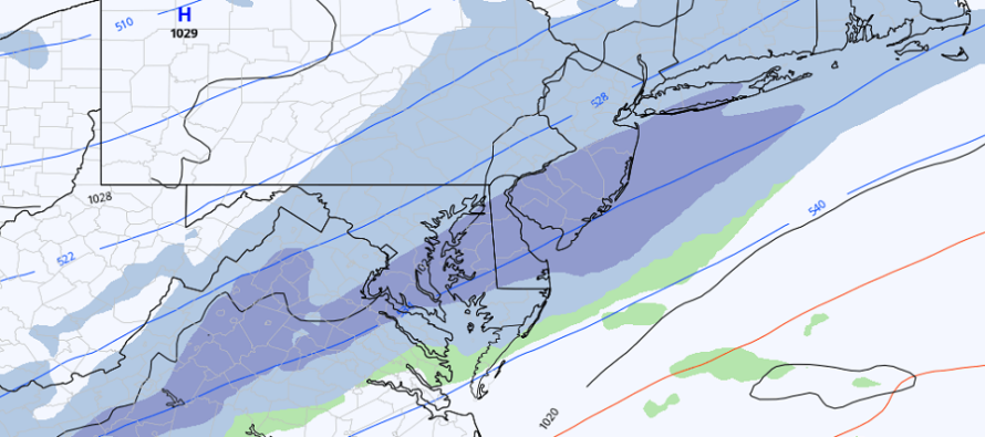 Sunday Snow Targeting SENJ