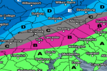 Wednesday Snow Targeting NNJ before Rain