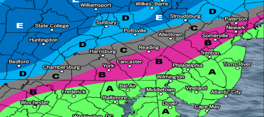 Wednesday Snow Targeting NNJ before Rain