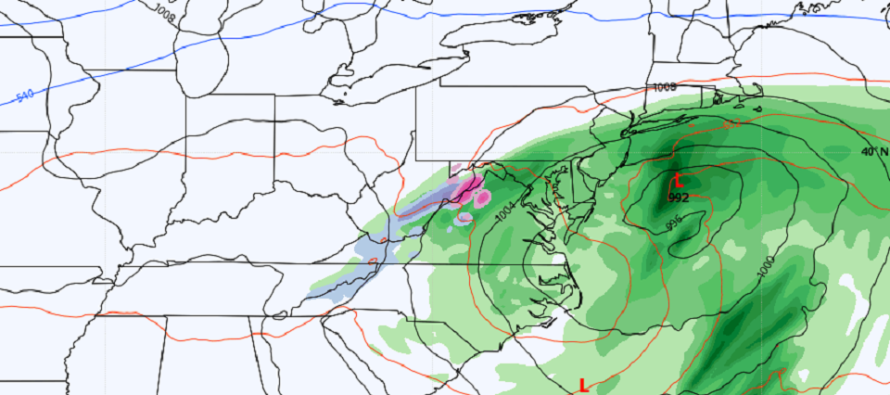 Coastal Storm Developing for Sunday Night