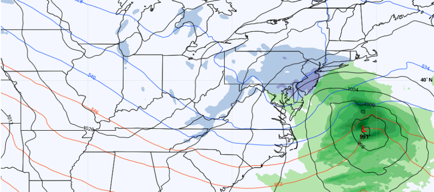 Weekend Snow Detected