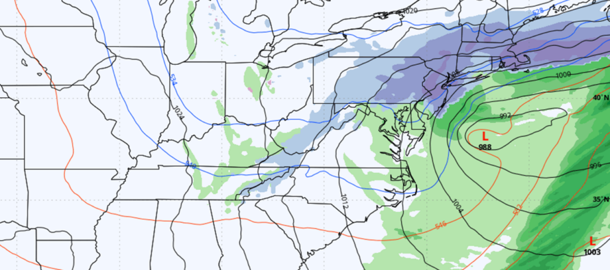 Wait, it could snow again on Monday?