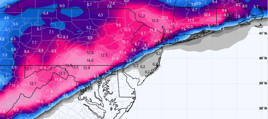 Late-Weekend Snowstorm a GO!