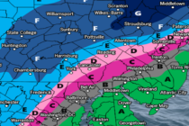 How much will it snow this weekend?