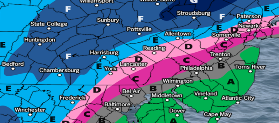 How much will it snow this weekend?