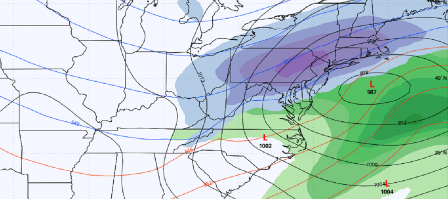 Snowstorm Eyeing North Jersey Tuesday
