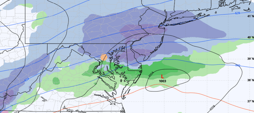 Saturday Morning Snow Developing