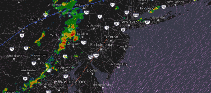 Thunderstorms Approaching Jersey