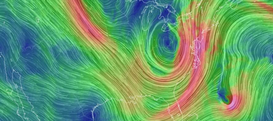 Rainstorm Approaching with Gusty Winds to Follow