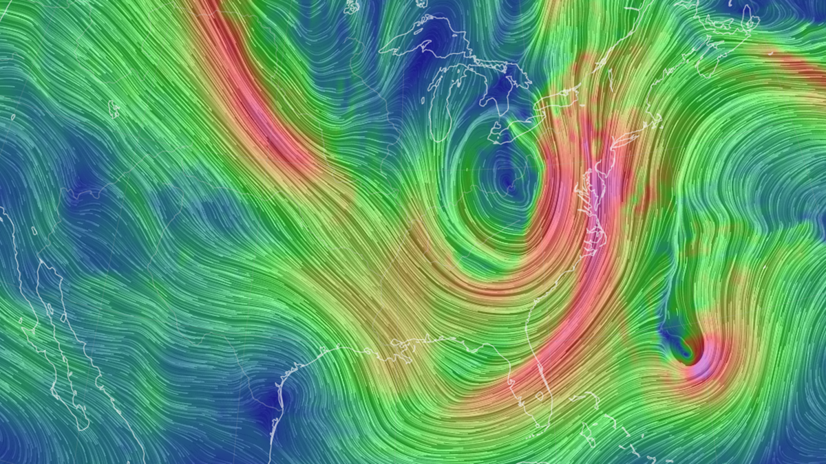 Rainstorm Approaching with Gusty Winds to Follow