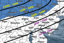 Snow Showers to Ring in the New Year