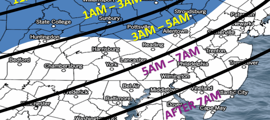 Snow Showers to Ring in the New Year