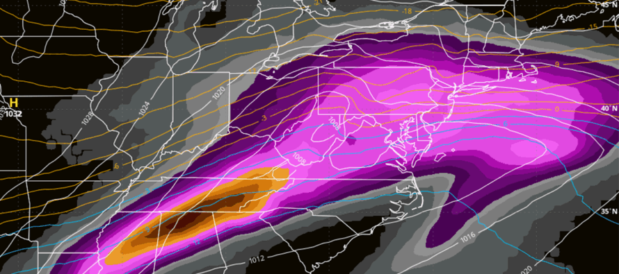 NJ Eyeing Up an Arctic Snowstorm this Weekend