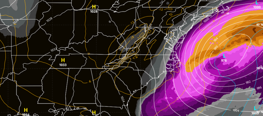 Arctic Nor’easter New Jersey Impact Map