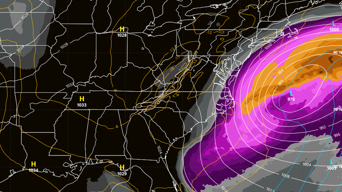 Arctic Nor’easter New Jersey Impact Map