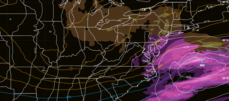New Jersey Weekend Snowstorm Possible