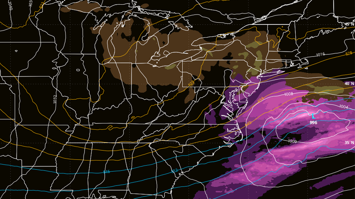 New Jersey Weekend Snowstorm Possible