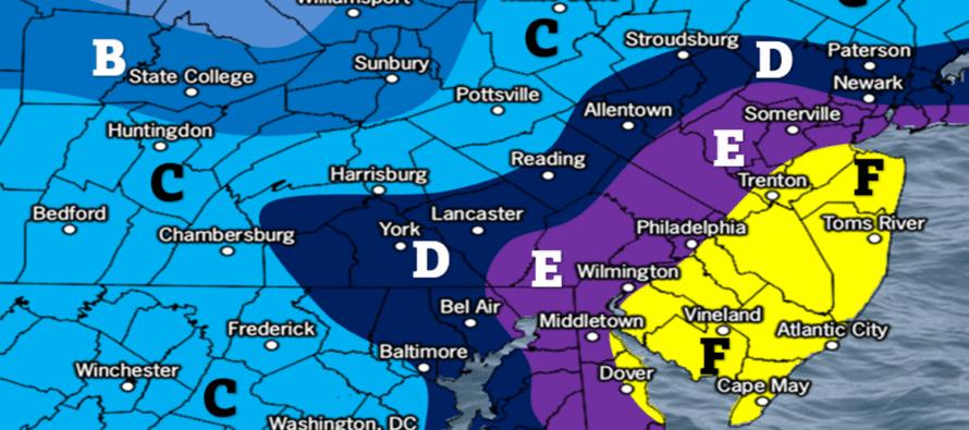 Major Nor’easter Snowstorm a GO for New Jersey this Sun-Mon
