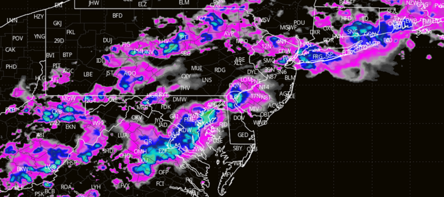 Thunderstorms Developing