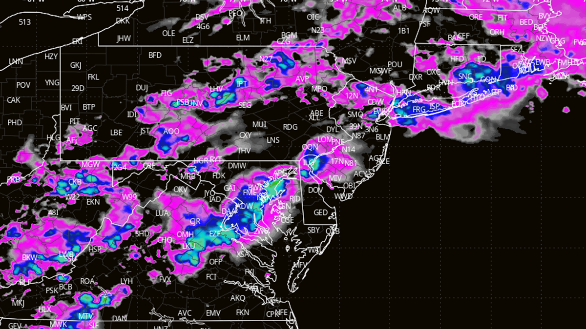 Thunderstorms Developing