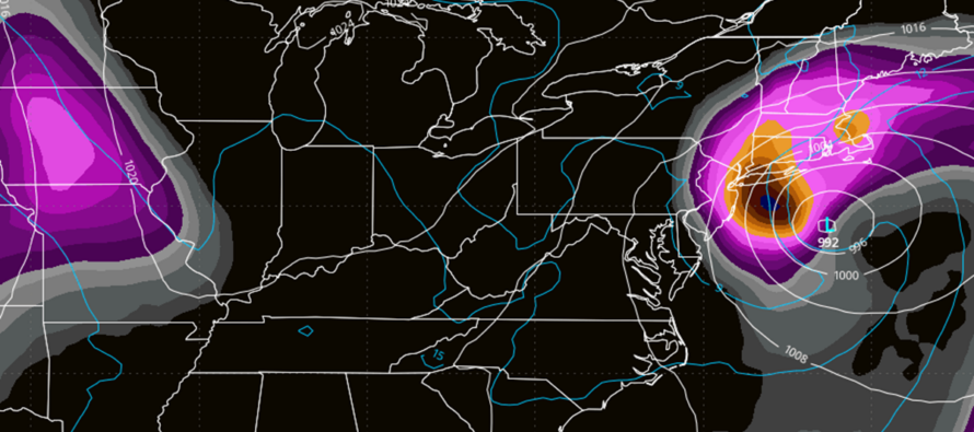 Nor’easter Developing